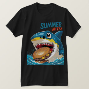 Camiseta Mordiscos de Verano – Tiburón Azul