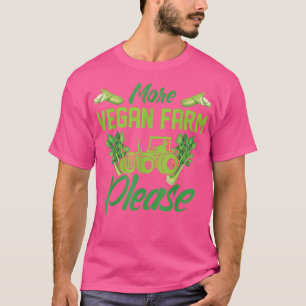 Camiseta More Vegan Farm Please Healthy Food Vegetarian Gif