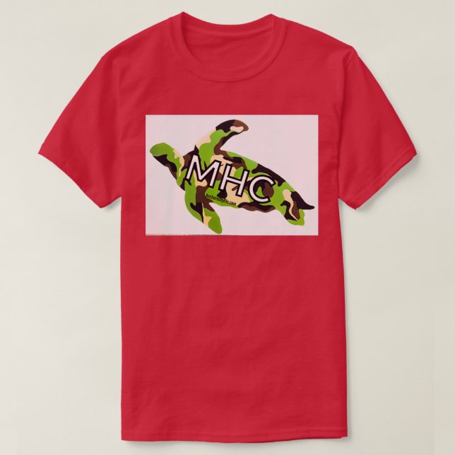 Camiseta Morehead City NC Sea Turtle Camo (Diseño del anverso)