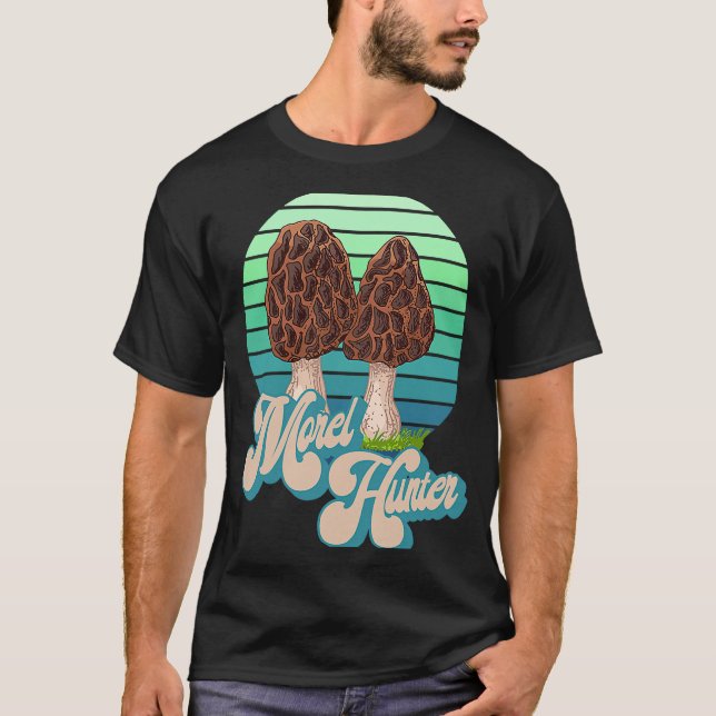 Camiseta Morel Hunter  Fun Mushroom Hunting  1 (Anverso)