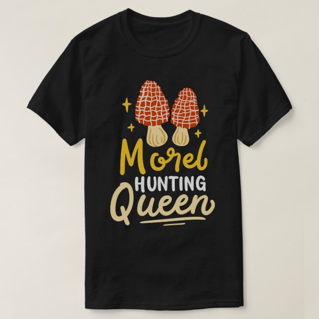 Camiseta Morel Hunting Mushroom (Diseño del anverso)