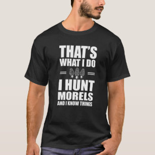 Camiseta Morel Hunting Mushroom Hunter Pun Morels