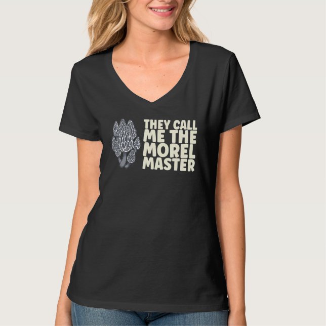 Camiseta Morel Master Mushroom Mycology Fungi (Anverso)