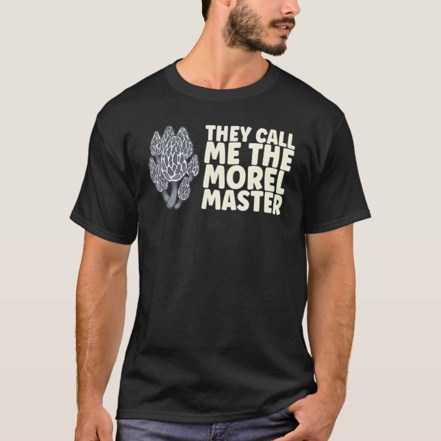 Camiseta Morel Master Mushroom Mycology Fungi (Anverso)