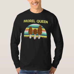 Camiseta Morel Para Mujeres Mamá Morel Mushroom Fungi Hunte