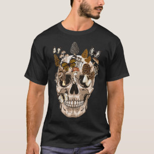 Camiseta Morels Mushroom Clothing Mushroom Collector Skull