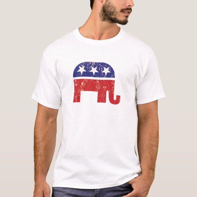 Camiseta Moreno apenado elefante original republicano (Anverso)