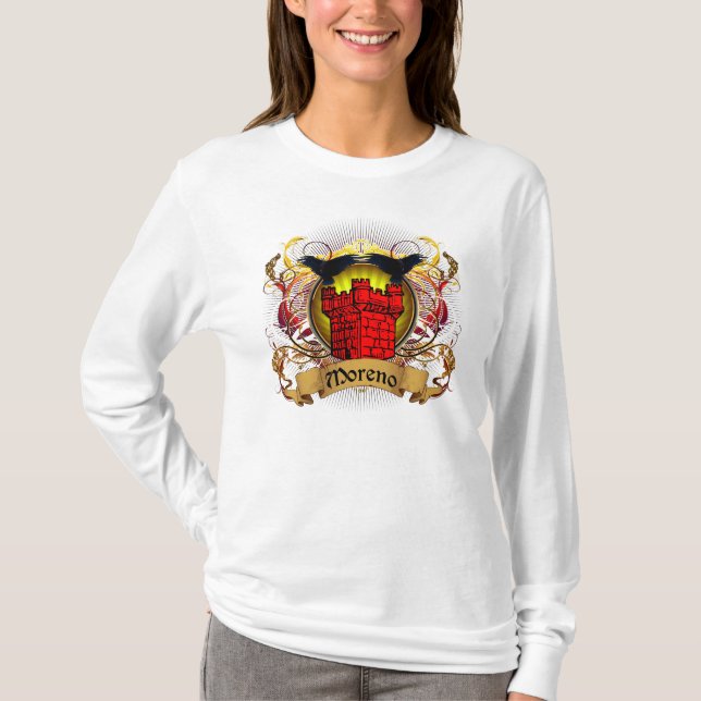 Camiseta Moreno Family Crest (Anverso)