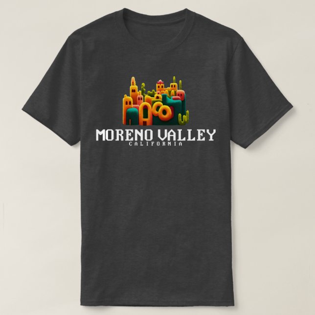 Camiseta Moreno Valley California (Diseño del anverso)