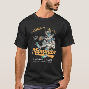 Camiseta Moreno Valley momias de béisbol retro Liga menor