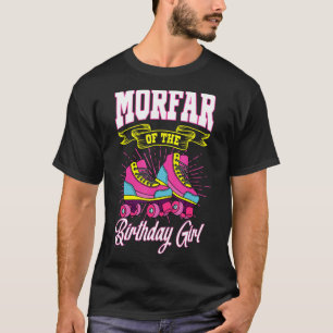 Camiseta Morfar Del Chica De Cumpleaños Patinando Skates Bd