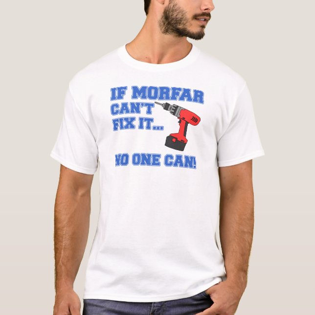 Camiseta Morfar puede arreglarlo (Anverso)
