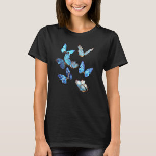Camiseta Morfo Azul Mariposa Calentamiento Lepidoptera Ento