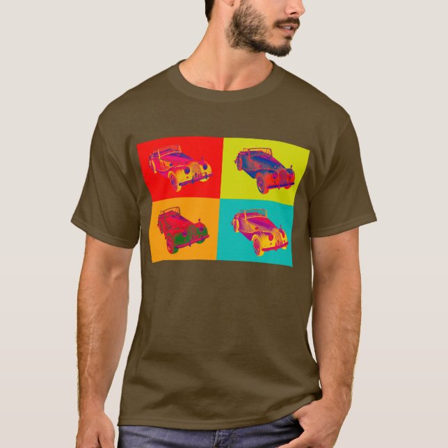 Camiseta Morgan 1964 más arte pop de 4 convertibles (Anverso)