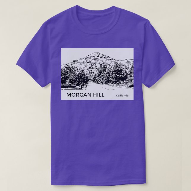 Camiseta Morgan Hill California TShirt (Diseño del anverso)