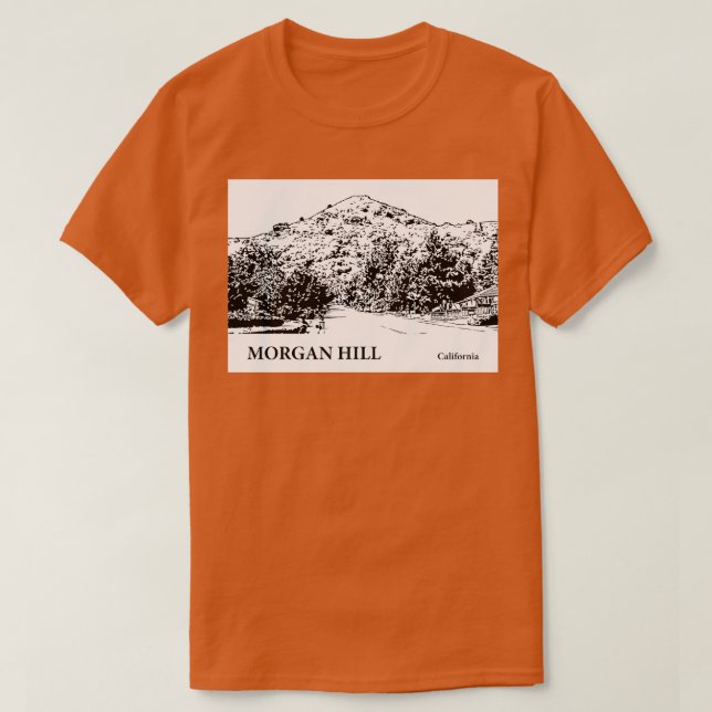 Camiseta Morgan Hill California TShirt 2 (Diseño del anverso)