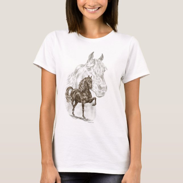 Camiseta Morgan Horse Art (Anverso)