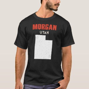 Camiseta Morgan Utah USA State America Travel Utahan