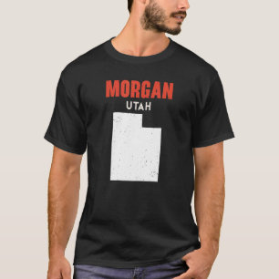 Camiseta Morgan Utah USA State America Travel Utahan