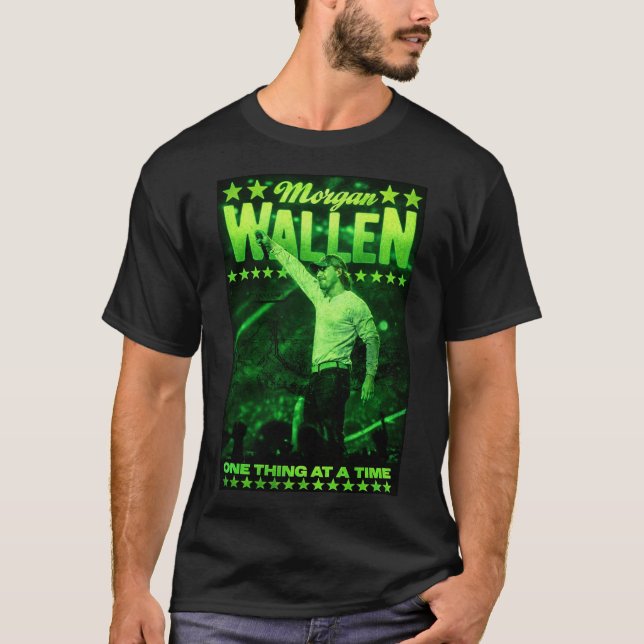 Camiseta morgan wallen  Men's Basic T-Shirt  (Anverso)