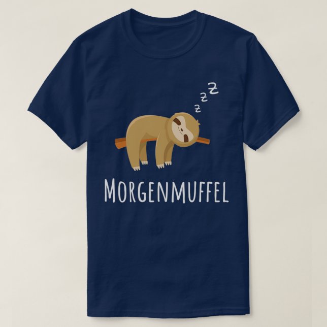 Camiseta Morgenmuffel (Diseño del anverso)