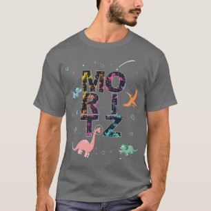 Camiseta Moritz Guay Boys Name con el astronauta espacial D