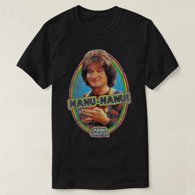 Camiseta Mork y Mindy Nanu Nanu  (Diseño del anverso)