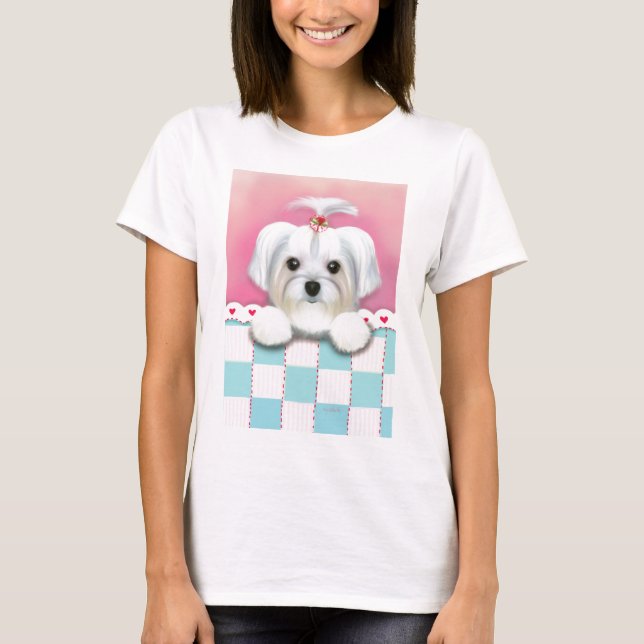 CAMISETA MORKIE EXFOLIADO (Anverso)