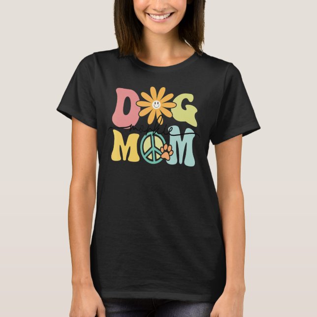 Camiseta Morkie Groovy Mascota de la madre del perro (Anverso)