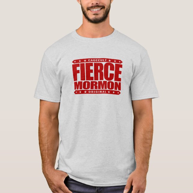 Camiseta MORMÓN FEROZ - miembro moderno audaz del santo (Anverso)