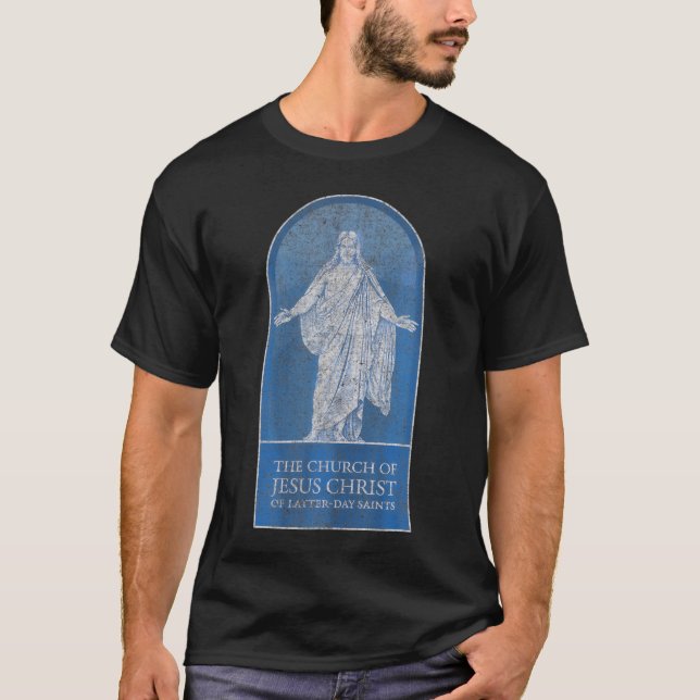 Camiseta Mormón Lds Iglesia De Jesucristo Del Sa De Último  (Anverso)