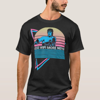 Camiseta Mormon Lds Misionero Menos Wifi Más Nefi