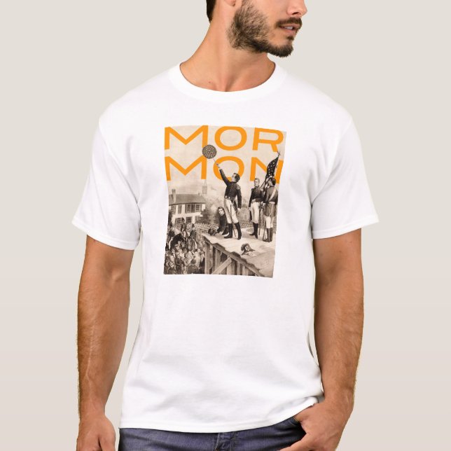 Camiseta mormona de la cafetería de la historia (Anverso)