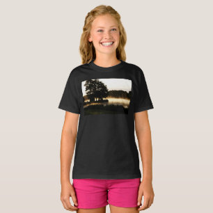 Camiseta Morning Lake Scene gcnm