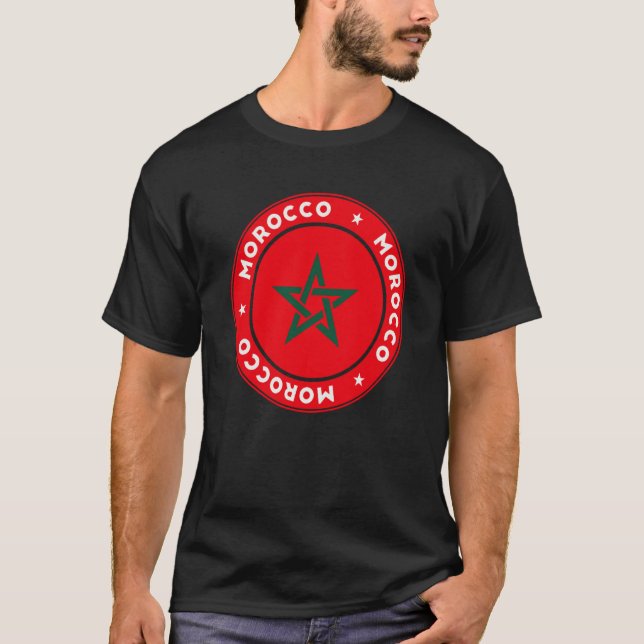 Camiseta Moroccan Flag of Morocco (Anverso)