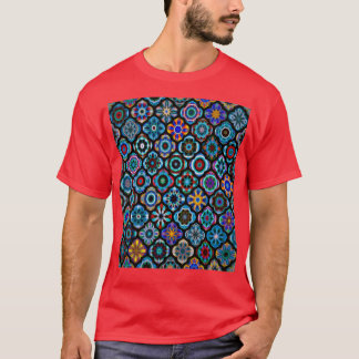 Camiseta Moroccan tile glowing pattern