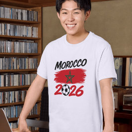 Camiseta Morocco 2026 Soccer Fan Football Supporter Pride 