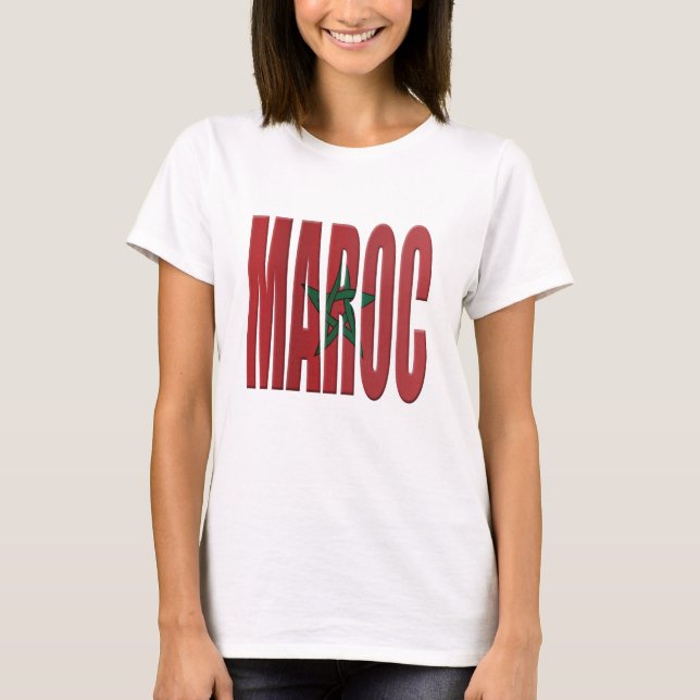 Camiseta Morocco flag (Anverso)
