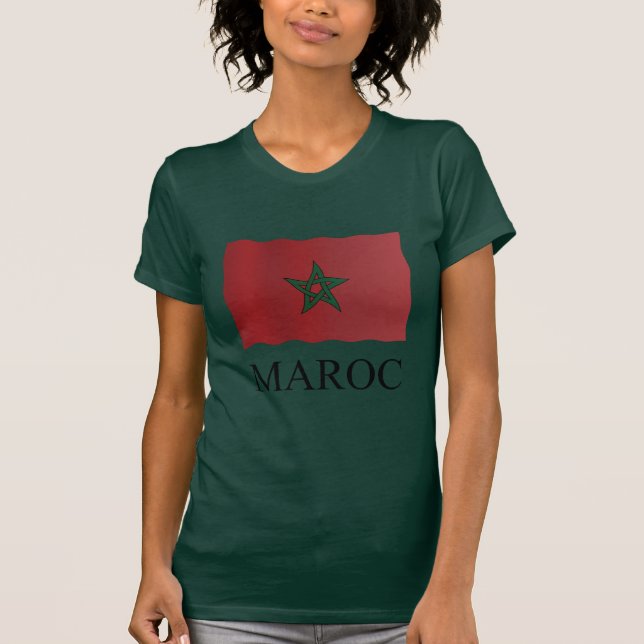 Camiseta Morocco flag (Anverso)