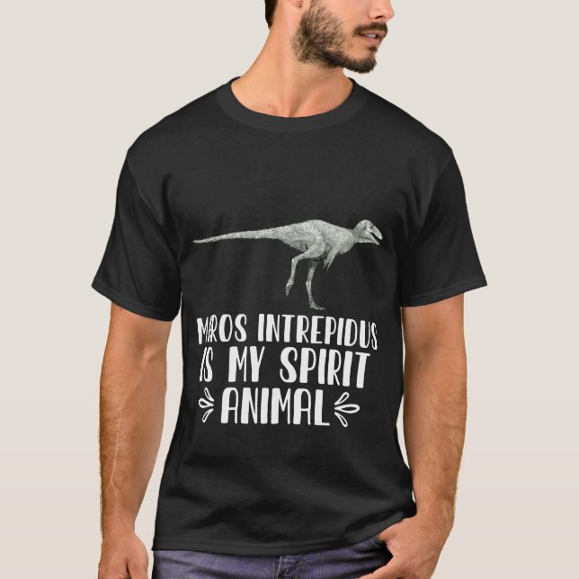 Camiseta Moros Intrepidus es mi animal espiritual (Anverso)