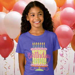 Camiseta Morple Pink Sweet Whimsical Birday Chica
