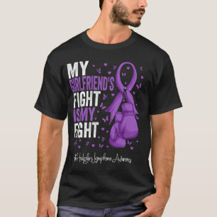 Camiseta Morple Ribbon Girlfriend Hodgkins Linfoma Awarene