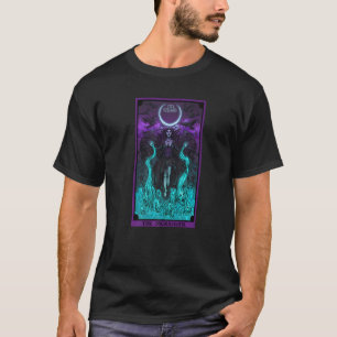 Camiseta Morrigan Death Tarot Card Gothic Pagan Witch T