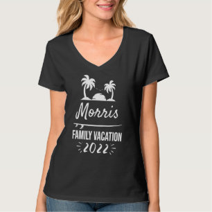 Camiseta Morris Family Vacation Tropical Group Trip Beach
