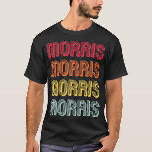 Camiseta MORRIS Gift Apellido Funny Retro Vintage 80 Nacimi