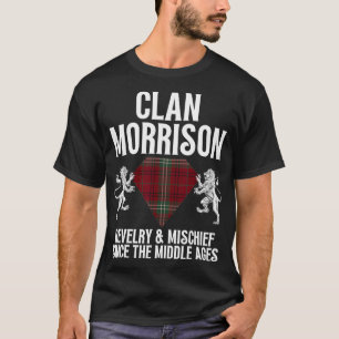 Camiseta Morrison Clan Escocia Nombre Escudo De Armas Tartá