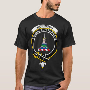 Camiseta Morrison Escudo Tartan Clan Scottish Clan