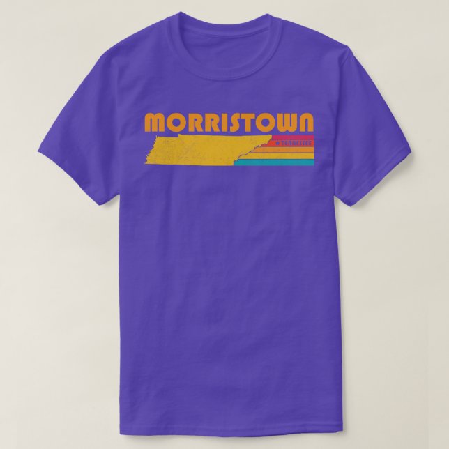 Camiseta Morristown Tennessee Vintage Distresage Souvenir (Diseño del anverso)