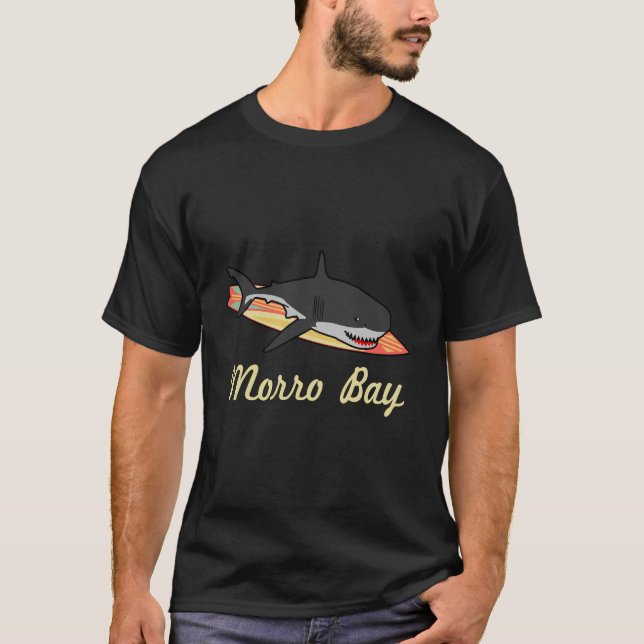 Camiseta Morro Bay Beach Souvenir Gráfico Surf California T (Anverso)