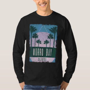 Camiseta Morro Bay California CA Vaporwave Retro Antiguo 80